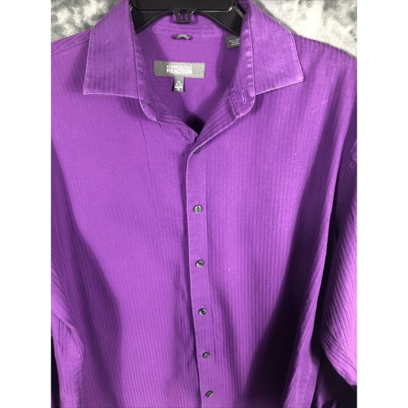 Kenneth Cole Reaction Shirt Men’s Button Down Size 32-33 - 16 Cotton - Picture 9 of 11
